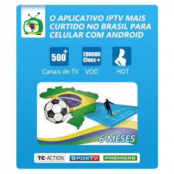 Cartão semestral (Brasil TV Móvel Premium)